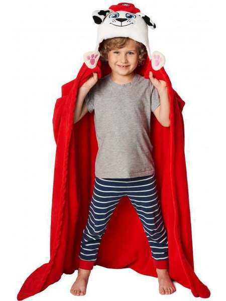 Paw Patrol Παιδική Κουβέρτα Fleece Coral 110x140 Κόκκινη