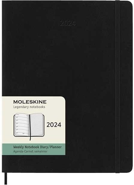 Moleskine 2024 12-Month Weekly xl Softcover Notebook