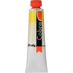 Talens Cobra Study water mixable oil 254 perm. lemon yellow 40ml