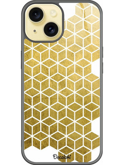 Gold Cubes Θήκη Κινητού Σχέδιο 50038 - iPhone, iPhone 15, Groove Case