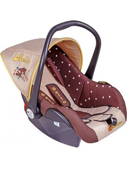 Beboulino Bello Κάθισμα Αυτοκινήτου 0-13kg Dog & Cat Brown Beige