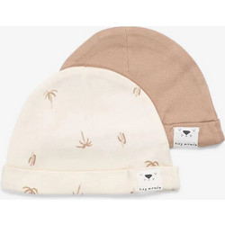 Minene Duo Pack Newborn Hats Palmtrees/Brown (0-3)