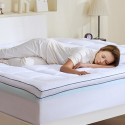 VEVOR Ανώστρωμα Premium Memory Foam Fiber Fill King 1930x2032x101,6 mm Πάχος