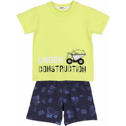 NEK Παιδικό Σετ για Αγόρι Καλοκαιρινό Lime Navy Μπλε 43025