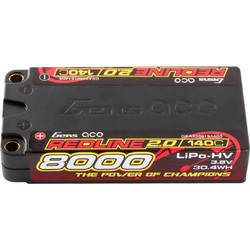 Gens ace Redline 2.0 Series 8000mAh 1S2P 3.8V 140C HardCase HV Lipo Battery Pack with Hardcase 65