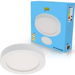 Στρογγυλό φωτιστικό 123led Dimmable, O 20cm (15W) | 3000-6000K | Επιτοίχια τοποθέτηση και εντοιχιζόμενο