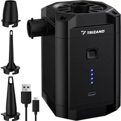 Τρόμπα για Φουσκωτά Trizand 5200mAh Επαναφορτιζόμενη με 3 Ακροφύσια