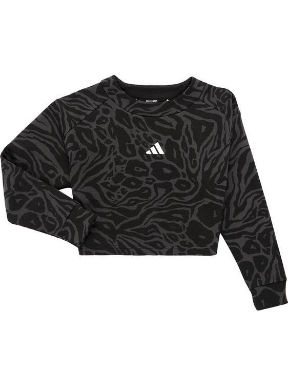 Adidas All Over Print Παιδικό Φούτερ Μαύρο JM1367