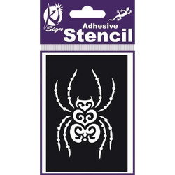 Stencil αυτοκόλλητο για εφαρμογή με σπρέι Αραχνη