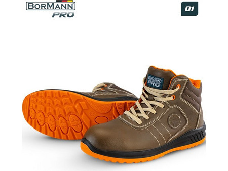 Bormann Nubuck Dover Μποτάκια Εργασίας S0 Καφέ
