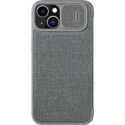 Nillkin Qin Cloth Pro Book Grey (iPhone 14 Plus)