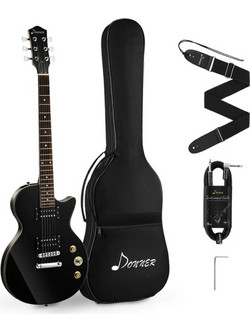 Donner EC-1277 Bundle Ηλεκτρική Κιθάρα Single Cut με HH Μαγνήτες