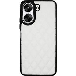 Vivid Diamond Shape Pu Leather Θήκη Redmi 13C White