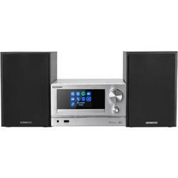 Kenwood M-7000S Smart Micro Ηχοσύστημα Hi-Fi 2.0 60W με CD / Digital Media Player και Bluetooth & Wi-Fi Silver