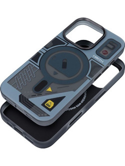 FORCELL F-Protect Levels With Dual Layer 4D technology, Military Drop Tested Compatible With Magsafe For Iphone 16 Plus Cyber grey