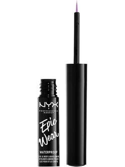Nyx Epic Wear Liquid Liner 06 Lilac Αδιάβροχο Πινέλο Eyeliner