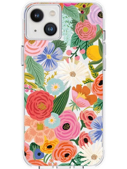 Rifle Paper Clear Magsafe - Case For Iphone 14 Plus (Garden Party Blush) - (RP049426)