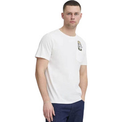 Blend Κοντομάνικο T-shirt με τσεπάκι στο στήθος Regular Fit - WHITE