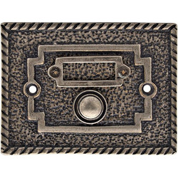 Roline K396 Κουδούνι από Ορείχαλκο Old Silver 98x73mm