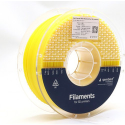 Gembird ABS 1.75mm Yellow 1kg