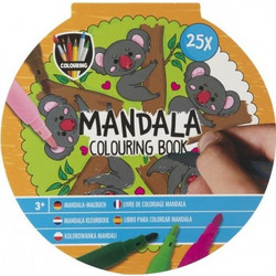 Βιβλίο Ζωγραφικής 25 Σχέδια Mandala 3+