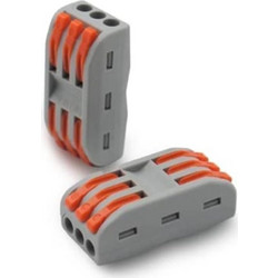 Μπλοκ γρήγορης σύνδεσης 3P 400V AC 39Χ18.5Χ14mm τύπου SLP-3 - 130-040020025