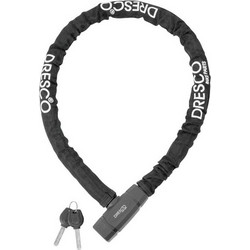 Dresco Κλειδαριά Ποδηλάτου Κουλούρα Pantser 100cm O22mm με Κλειδί Μαύρη (5250208)