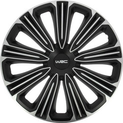 WRC Σετ Τάσια Αυτοκινήτου 4τμχ 14" Μαύρο/Ασημί (007490)