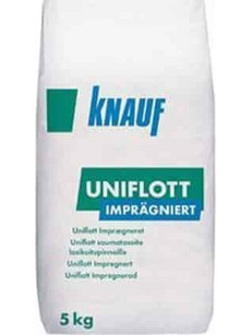 KNAUF ΥΛΙΚΟ ΑΡΜΟΛΟΓΗΣΗΣ UNIFLOTT IMPREGNATED ΑΝΘΥΓΡΩΝ ΓΥΨΟΣΑΝΙΔΩΝ 5kg (00066494)