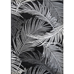 Χαλί MAESTRO 54125-ΜΑΥΡΟ - ΓΚΡΙ Tzikas Carpets 067X000