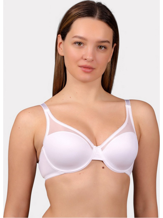 New Bra Lingerie Σουτιέν με Μπανέλα Λευκό NB1790-2
