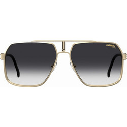 Carrera CA1055/S 2M2/90 Ανδρικά Γυαλιά Ηλίου Τετράγωνα Μεταλλικά Χρυσά με Μαύρο Degradee Φακό