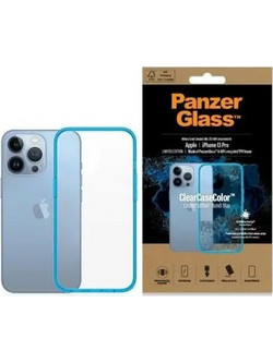 PanzerGlass ClearCase Antibacterial Back Cover Transparent Blue (iPhone 13 Pro)