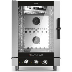 Alphatech ICEM101E Φούρνος Icon 10 θέσεων μηχανικός