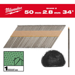 ΚΑΡΦΙΑ ΠΛΑΙΣΙΩΝ D 34 2.8mm ΜΗΚΟΣ 50mm 2.200 ΤΕΜ (M18 FFN) | Milwaukee 4058546419622