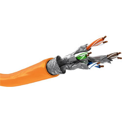 Goobay S/FTP Cat.7a Καλώδιο Δικτύου Ethernet 250m Orange
