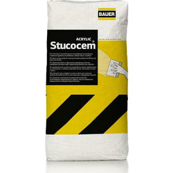 Stucocem 25kg Στόκος Γενικής Χρήσης Λευκός Bauer