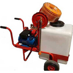 Ψεκαστικό βυτίο καρότσι 50λίτρα ηλεκτρικό 2HP & αντλία 22by pass