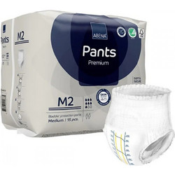 Abena Pants Premium M2 Πάνες Βρακάκι Ακράτειας 7 Σταγόνες 15τμχ