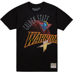 MITCHELL & NESS NBA WARRIORS MAXED OUT TEE BLACK