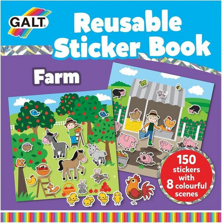 Galt - Reusable Sticker Book - Farm (55-1005104)