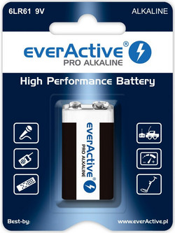 everActive Pro Alkaline 9V 1τμχ