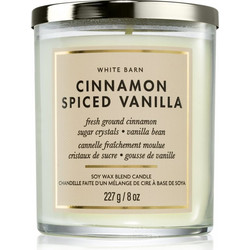Bath & Body Works Cinnamon Spiced Vanilla αρωματικό κερί 226g