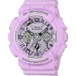 Casio G-Shock Γυναικείο Ρολόι Χρονογράφος με Μωβ Καουτσούκ Λουράκι GMA-S120DP-6AER