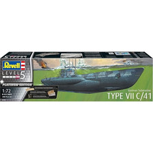 Revell Type VII C/41 Συναρμολογούμενο Πλαστικό Μοντέλο Υποβρυχίου 1:72