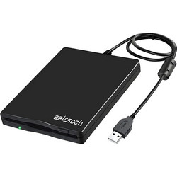 Εξωτερικό USB Floppy Drive External 3.5" 1.44MB Μαύρο Aelrsoch RQ-001