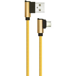 Καλώδιο Micro USB χρυσό 1m Diamond Series V-TAC 8637