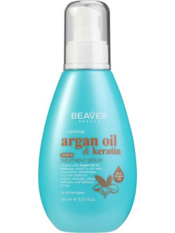 Beaver Argan Oil Serum Μαλλιών Κερατίνης για Επανόρθωση 250ml
