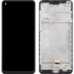 Οθόνη Incell Με Μηχανισμό Αφής με Πλαίσιο για Samsung - Galaxy A21s - Awesome Black - (A217)