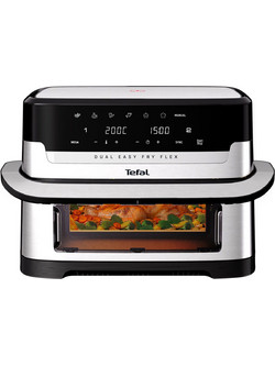 Tefal Dual Easy Fry Flex EY922DE0 Air Fryer 9lt με Διπλό Κάδο
